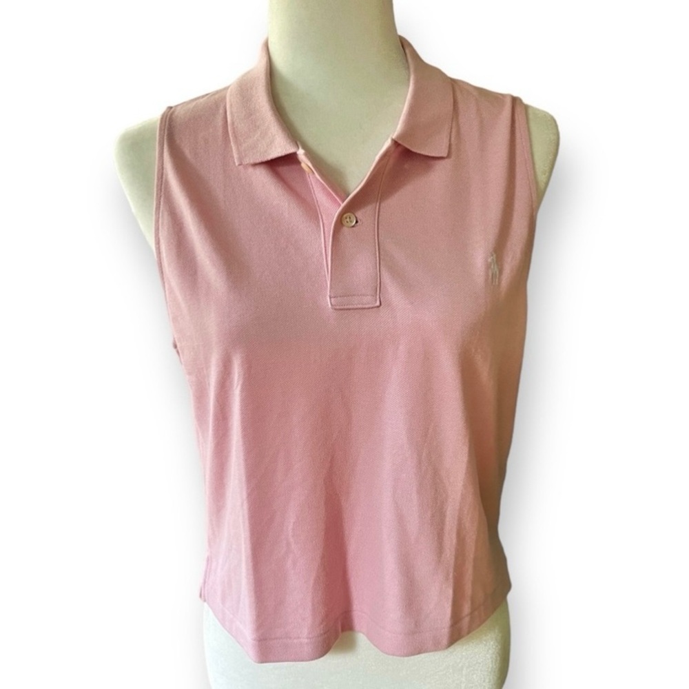 Polo Ralph Lauren Sleeveless Polo – Pink – Size Large – NWT - Picture 3 of 14